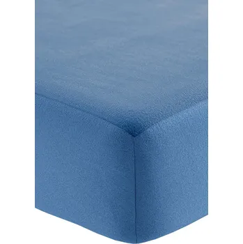 Prostěradlo Fleecové prostěradlo s gumičkou 180 × 200 cm, modré