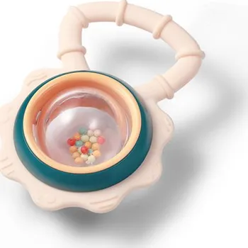 Dětské zboží BabyOno Chrastítko s kousátkem Flower 3 m+