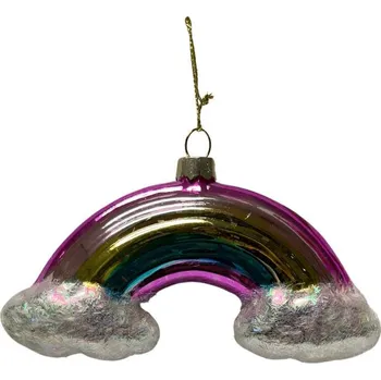 Vánoční dekorace COLMORE BY DIGA Vánoční ozdoba - Duha s mráčky