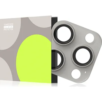 Tempered Glass Protector pro iPhone 15 Pro / 15 Pro Max, sivá (kompatibilní s pouzdrem)