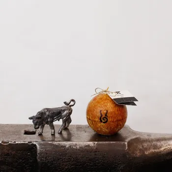 Solná lampa Býk Koule - Bez svícnu