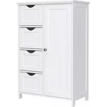 Skříňka Sally, 81 cm, bílá