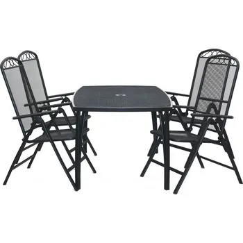 Zahradní sestava ROJAPLAST Set zahradního nábytku ZWMT-24 zahradní stůl 1 + 4 zahradní židle ZWMC-38