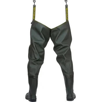 Rybářské oblečení PROS brodící holinky Thigh STANDARD Plavitex Heavy Duty Oliv|vel.45