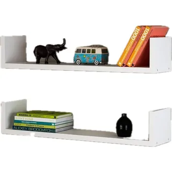 police Nejlevnější nábytek - závěsné police Crown - 2 ks, bílé