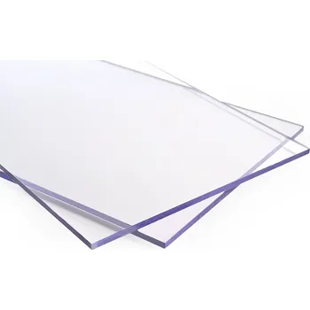 Polykarbonátová deska Plný polykarbonát čirý 10 mm s UV 1000 x 500 mm