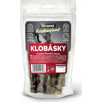 Pamlsek pro psa GRAND Klobásky - hovězí 100 g