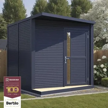 Zahradní domek Dřevěný zahradní domek Bertilo Design Concept 237 x 297 cm antracit