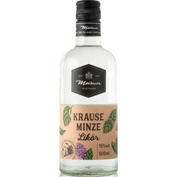 Likér Meisner Krause Minze Likör 15% 0,5 l (holá láhev)