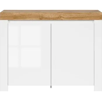 Komoda Black Red White Holten KOM2D