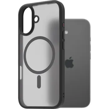 Pouzdro na mobilní telefon AlzaGuard Matte Case Compatible with MagSafe pro iPhone 17 černý