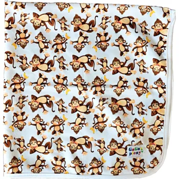 Přebalovací podložka GaGa's podložka Hnědé opice minky