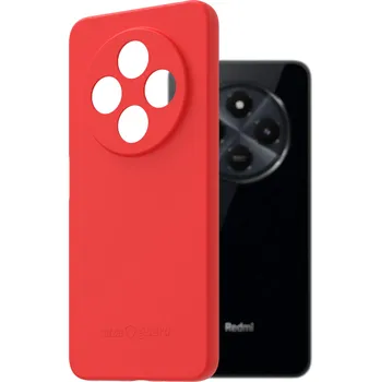 Pouzdro na mobilní telefon AlzaGuard Matte TPU Case pro Xiaomi Redmi 14C / POCO C75 4G/ Redmi 14R 5G červený