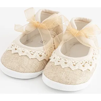 Capáčky Kojenecké krajkové capáčky New Baby hnědá 0-3 m 0-3 m