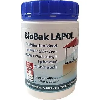 Čistič odpadu BioBak Bakterie do lapolů 0,5 kg