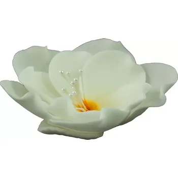 Cukrová eustoma (květ ve stylu růže) – bílá