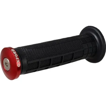 Oxfort Bar Ends 2 s konusem pro vnitřní průměr 13 a 18 mm, vnější 22 a 28,6 mm, červené, pár