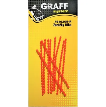 Volný čas Graff Zarážky Červená 3 × 10 ks