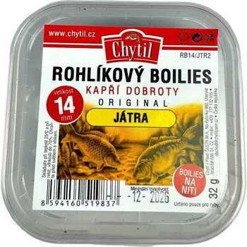 Chytil Rohlíkový boilies 2 × 32 g, 14 mm, Játra