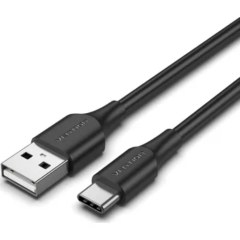 Datový kabel Vention USB 2.0 to USB-C 3A Cable 2M Black