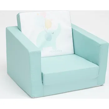 Dětsný nábytek Dětské rozkládací křeslo New Baby Elephant mátová