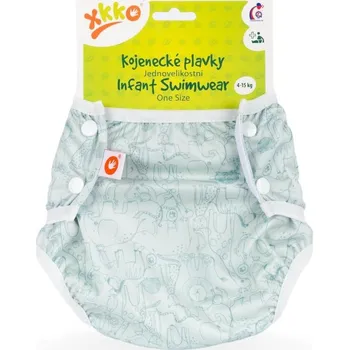 Kojenecké oblečení XKKO Jednovelikostní kojenecké plavky Safari Granite Green