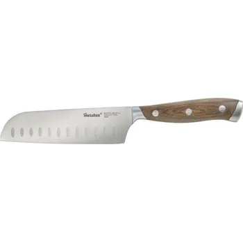 Kuchyňský nůž Metaltex Santoku nůž 30 cm, dřevěná rukojeť