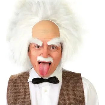 Karnevalová paruka GUIRCA Bílá paruka Einstein