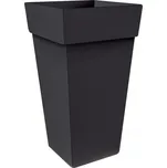 GARDINO Květináč MELROSE QUADRATE, 45 x 45 x 65 cm, antracit