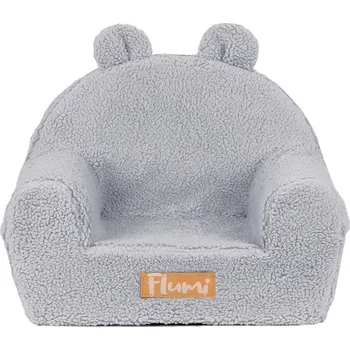 dětské křeslo Flumi dětské křesílko Boucle šedé