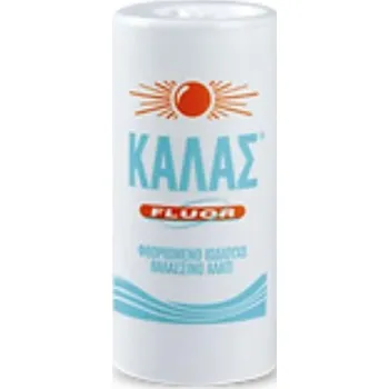 KALAS FLUOR Jemná fluorovaná jodovaná mořská sůl z Řecka, 250 g