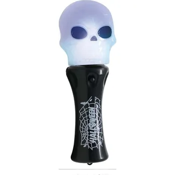 Karnevalový doplněk GUIRCA Baterka lebka 14 cm