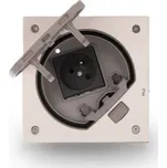 Simon Connect SIM-KSE2/23/72 Přístrojové víko K45 s manuálním zavíráním vč. 1x230V český st.- IP66,nerez