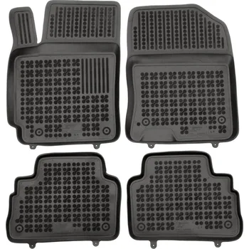 autokoberec Rezaw-Plast gumové koberečky černé s vyšším okrajem Hyundai Kona 17- sada 4 ks