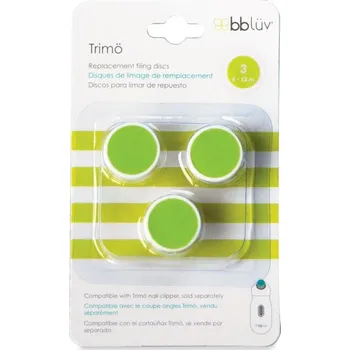 Přípravek na nehty BBLÜV Náhradní nástavce pro pilník na nehty Trimö 3 ks 6-12 m