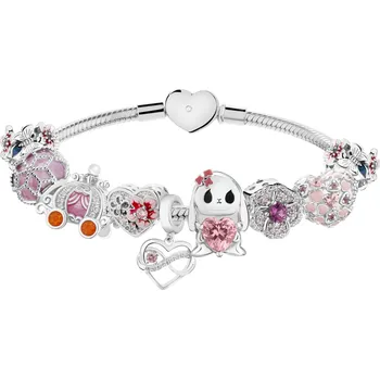 Náramek Náramek Beads sada – květiny, srdce, motýl, nekonečno, kočár, zajíček - AP93-0469