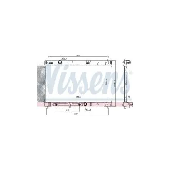 Auto-moto Chladič motoru NISSENS 646942