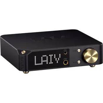 Hi-Fi Zesilovač LAIV CRESCENDO VERSE Černá (Kompaktní, vysoce kvalitní 3v1 R2R DAC, předzesilovač a sluchátkový zesilovač)