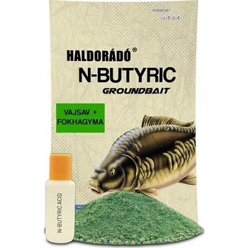 Haldorádó Vnadící směs N-Butyric Groundbait Kyselina máslová/Česnek 800 g + 50 ml Aroma