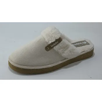 Dámské polobotky Dámská domácí obuv INBLU EY32 bílá béžová 37