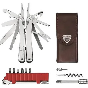 Victorinox Swiss Tool Spirit X Plus Ratchet 3.0236.L multifunkční nástroj počet funkcí 36 stříbrná