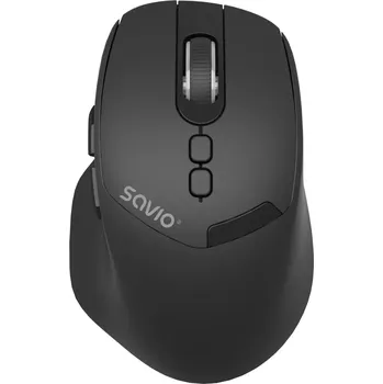 Myš SAVIO MB-06 bezdrátová ergonomická myš 2.4 GHz a Bluetooth 5.4