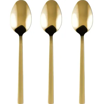 Příbor DuraHome Lžíce polévková PIANO, 3ks, matná, zlatá