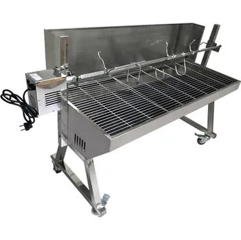 Zahradní gril UG Grill Gril na sele na dřevěné uhlí s rotiserií Velikost L