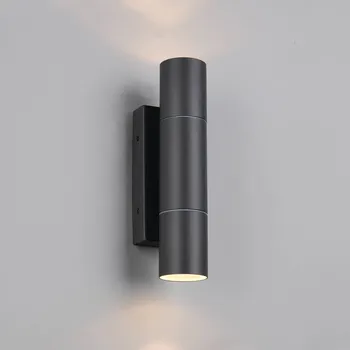 Venkovní osvětlení Trio Lighting Venkovní nástěnné svítidlo Yamuna, antracitová barva, výška 23 cm, kov, IP65 2 x 5 W LED - Doprava zdarma