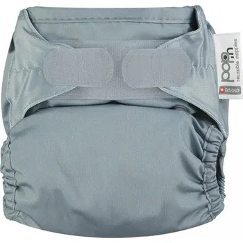 Plenkové kalhoty Pop-in Rostoucí plena AIO bamboo Slate