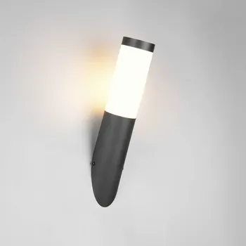 Venkovní osvětlení Trio Lighting Venkovní nástěnné svítidlo Trioto, matná černá, výška 39 cm, nerezová ocel černá matná 1 x 25 W