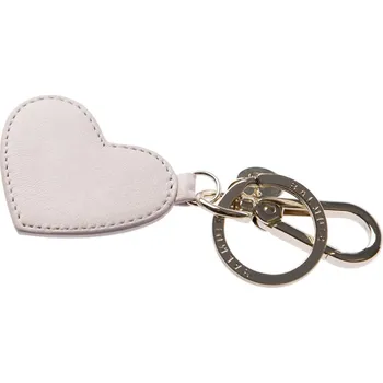 Balmuir Heart kožený přívěsek na klíče, růžový