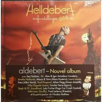 Hudba CD Aldebert: Helldebert - Enfantillages 666 2024 Edition Collector Livre Disque
