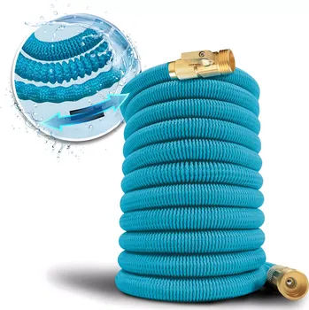 Zahradní hadice Roztažitelná elastická zahradní hadice 5–15 m se stříkací pistolí Premium